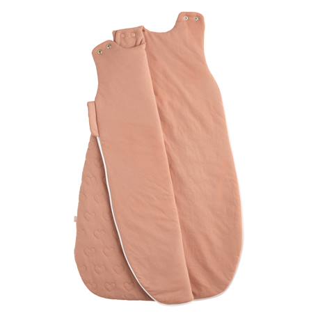 Gigoteuse douillette bébé en coton matelassé - petit coeur Beige+Rose 7 - vertbaudet enfant 