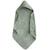 Cape de bain en coton bio fog Ecru+Vert 6 - vertbaudet enfant 