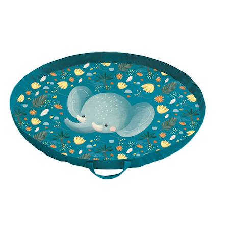 Sac pour tapis de jeu chewy l'éléphant Bleu 1 - vertbaudet enfant 
