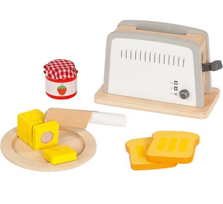 Grille-pain en bois Blanc 1 - vertbaudet enfant 