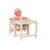 Chaise haute poupée avec table 2 en 1 Beige 4 - vertbaudet enfant 