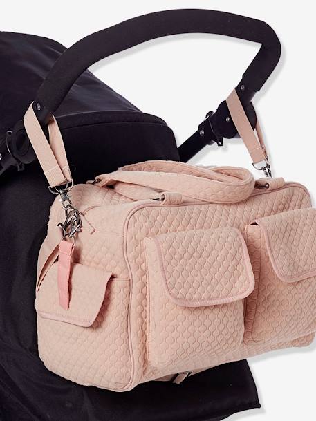 Sac à langer Journée multipoches rose poudré 4 - vertbaudet enfant 