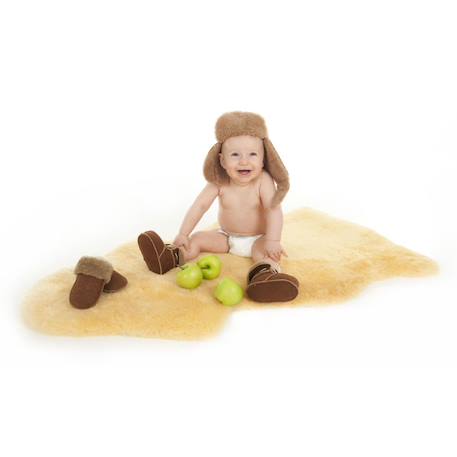Tapis Peau d'agneau Beige 2 - vertbaudet enfant 