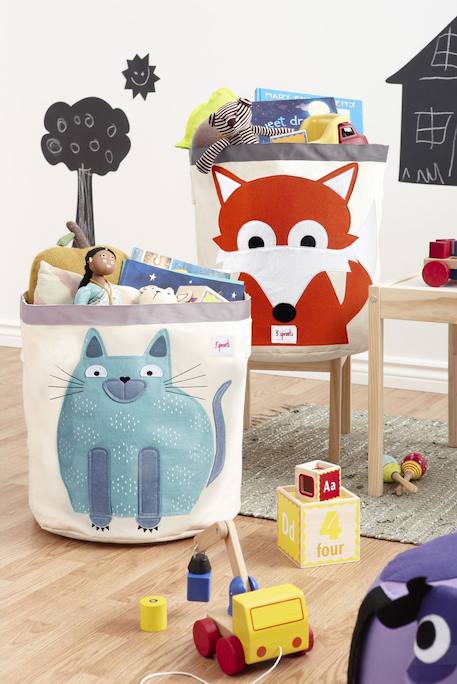 Sac à jouets chat Bleu 2 - vertbaudet enfant 