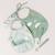 Bavoir petit lot de 2 happy clouds rose Rose, blanc+Vert, blanc 12 - vertbaudet enfant 