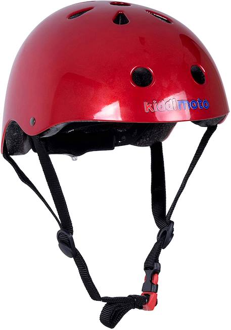 Casque enfant metallic red small Rouge 1 - vertbaudet enfant 