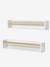 Lot de 2 étagères livres blanc/bois+ROSE+VERT 2 - vertbaudet enfant 