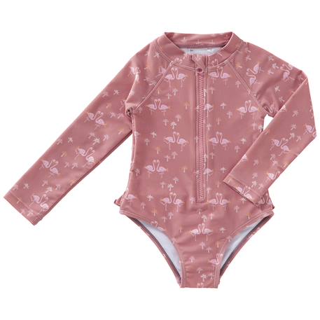 Bébé-Maillot de bain manches longues anti-uv flamingo (3-4 ans)