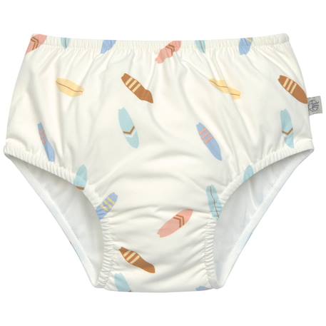 Bébé-Maillot de bain, accessoires de plage-Maillot de bain couche planches de surf écru (19-24 mois)