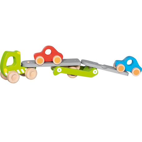 Camion porte-voitures avec 2 véhicules Vert 3 - vertbaudet enfant 