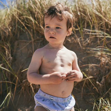 Maillot de bain couche Vert, bleu, blanc 6 - vertbaudet enfant 