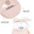 Bavoir petit lot de 2 happy clouds rose Rose, blanc+Vert, blanc 3 - vertbaudet enfant 