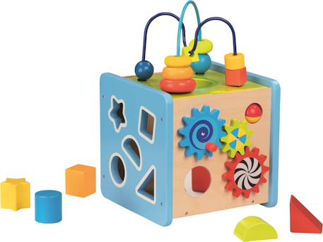 Cube d'activités Bleu 2 - vertbaudet enfant 