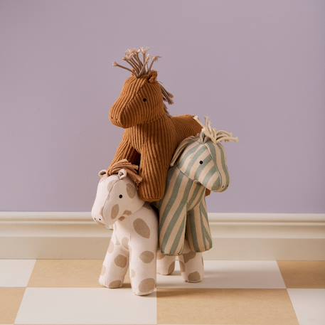 Peluche cheval aiden dotty (28 cm) Ecru, beige+Marron 7 - vertbaudet enfant 