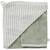 Cape de bain + gant éponge bambou et gaze rayé vert de gris Vert de gris, blanc 1 - vertbaudet enfant 