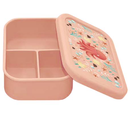 Boîte à lunch en silicone slurpy la pieuvre Rose 1 - vertbaudet enfant 