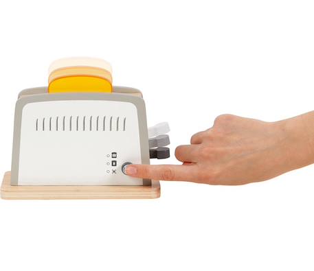 Grille-pain en bois Blanc 2 - vertbaudet enfant 