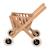 Caddie en bois massif Beige 1 - vertbaudet enfant 