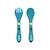 Couverts en silicone chewy l'éléphant Bleu 1 - vertbaudet enfant 