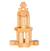 Jeu de construction en bois naturel Beige 4 - vertbaudet enfant 