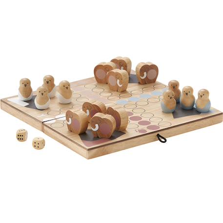 Jeu de petits chevaux neo Beige, rose, bleu 1 - vertbaudet enfant 