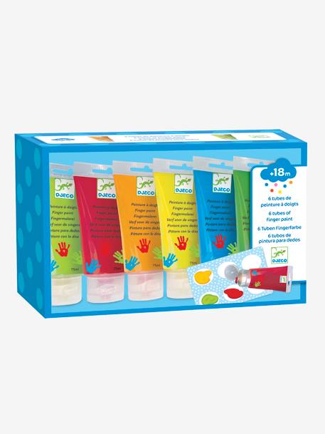 6 tubes de peintures à doigts multicolore 1 - vertbaudet enfant 