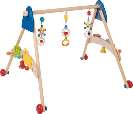 Portique d'activités train 3 en 1 Beige 1 - vertbaudet enfant 