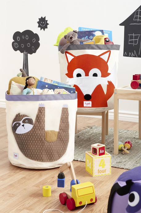 Sac à jouets paresseux Marron 2 - vertbaudet enfant 