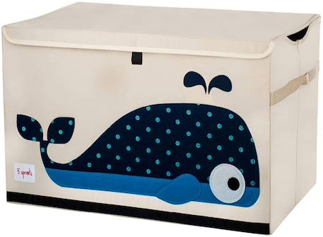 Coffre à jouets baleine Bleu 1 - vertbaudet enfant 