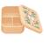 Boîte à lunch en silicone gnawy le paresseux Beige 1 - vertbaudet enfant 