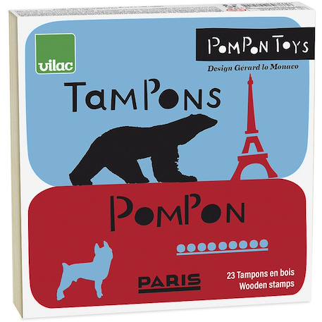 Coffret tampons pompon Beige 5 - vertbaudet enfant 