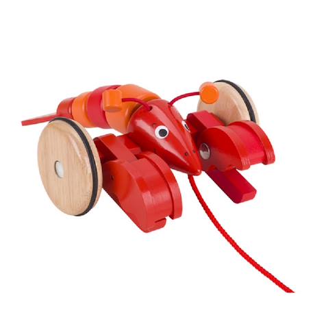 Homard à tirer Rouge 1 - vertbaudet enfant 