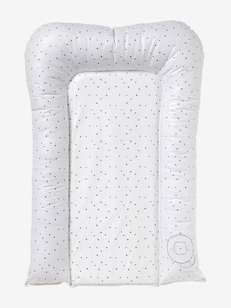 Matelas à langer Lionceau Babylone+Bayou+blanc imprimé+écru 12 - vertbaudet enfant 