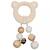 Hochet en bois tête d'ours Beige 1 - vertbaudet enfant 