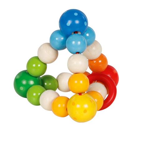 Hochet pyramide flexible Beige 1 - vertbaudet enfant 