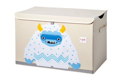 Coffre à jouets yéti Blanc 3 - vertbaudet enfant 