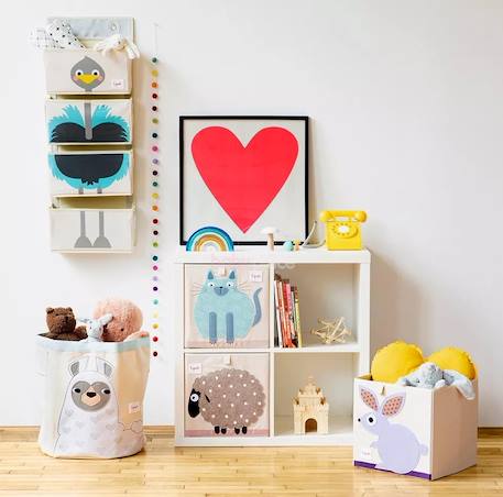 Cube de rangement chat Bleu 2 - vertbaudet enfant 