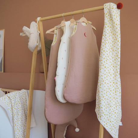Cape de bain honey moon (75 x 75 cm) Blanc, jaune, rouge+Blanc, rouge 4 - vertbaudet enfant 