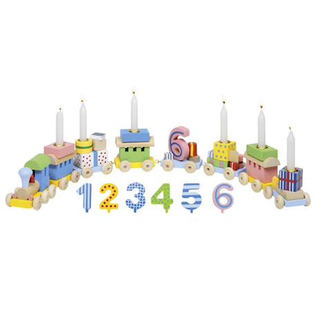 Train anniversaire 14 pcs Beige 2 - vertbaudet enfant 