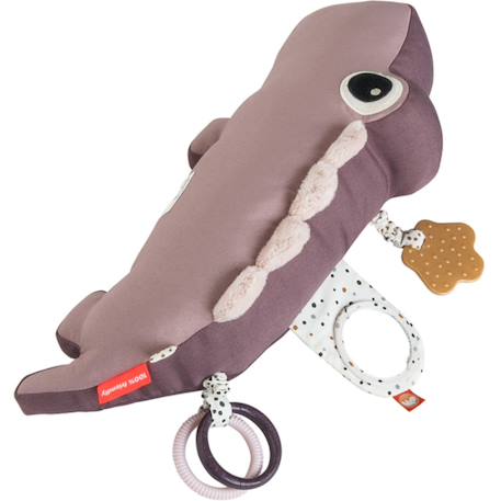 Peluche d'activités vibrante croco rose Rose 2 - vertbaudet enfant 