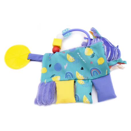 Hochet d'activités kiprokos le zèbre Violet 2 - vertbaudet enfant 