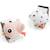 Lot de 2 bracelets hochets Rose+Vert 1 - vertbaudet enfant 