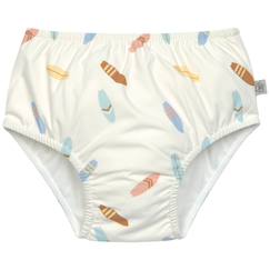 -Maillot de bain couche planches de surf écru (07-12 mois)
