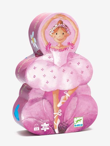 Puzzle La ballerine à la fleur 36 pièces multicolore 1 - vertbaudet enfant 