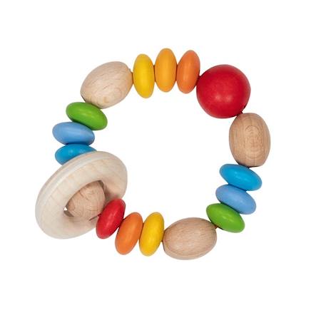 Hochet lentilles arc-en-ciel Beige 1 - vertbaudet enfant 