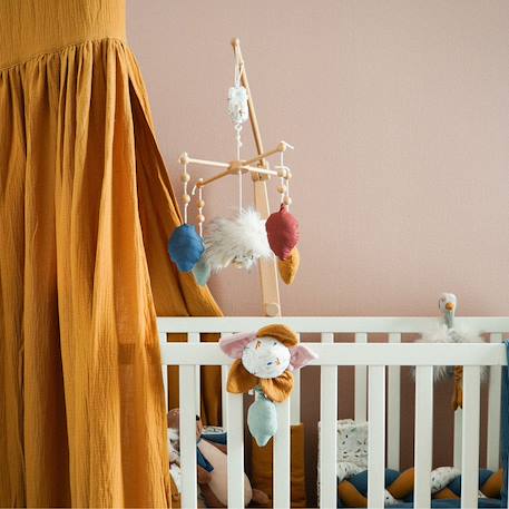 Mobile musical au fil de l'eau Beige, marron+Marron, bleu, rouge 5 - vertbaudet enfant 