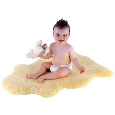 Tapis Peau d'agneau Beige 3 - vertbaudet enfant 
