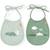 Bavoir petit lot de 2 happy clouds rose Rose, blanc+Vert, blanc 7 - vertbaudet enfant 
