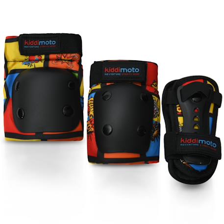 Set de protections enfant comic s Noir 1 - vertbaudet enfant 