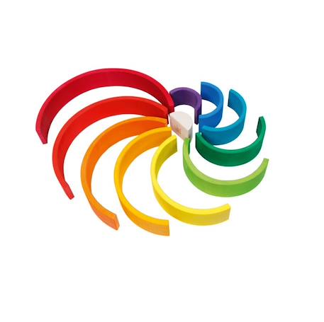 Jeu de construction arc-en-ciel Rouge 5 - vertbaudet enfant 